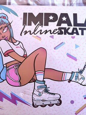IMPALA Women’s Pink Graphic Inline Skate Tee - Pink